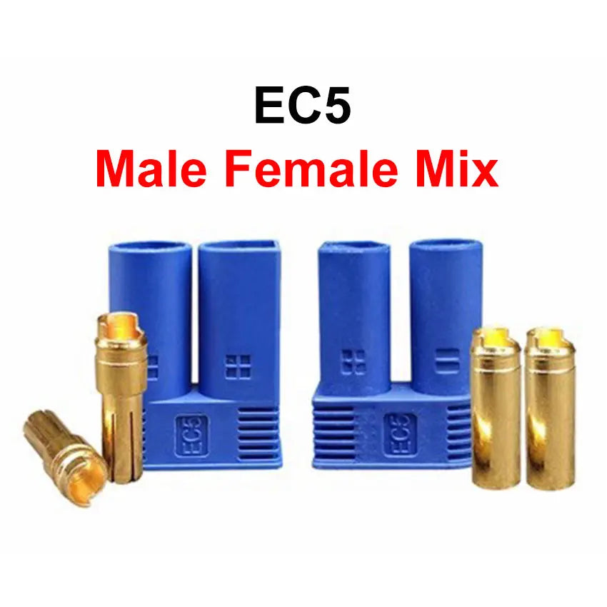 Cltgxdd 2/5/10pcs EC2 EC3 EC5 EC8 Banana Plug Battery Motor Male And Female Socket Aviation Model High Current Plug Connector