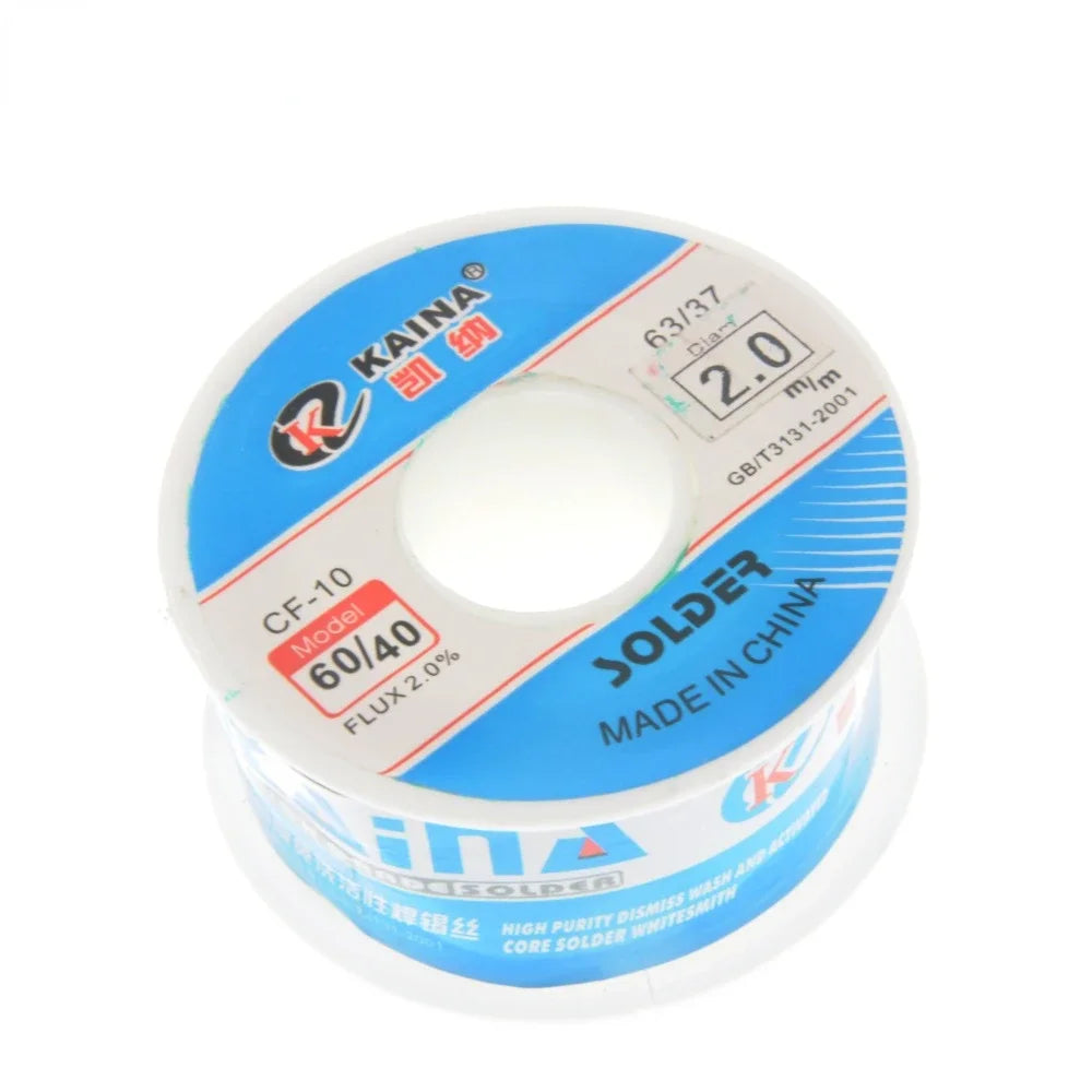Solder Wire Tin 0.5/0.6/0.8/1.0/1.2/1.5/2.0mm Roll Clean Rosin Welding Core Soldering Wire Flux Reel Tube CF-10