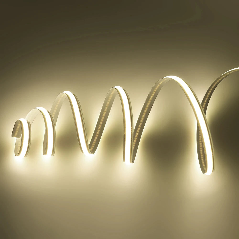 5mm 8mm PCB Free Cut COB LED Strip 12V 24V Tape Light 400 Leds Flexible 3000k 6000k 4000k 0.5m 2m 5m 10m 20m Linear Lighting