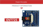 OV2640 OV7670 OV7725 Camera Module Adapter Board for Arduino STM32