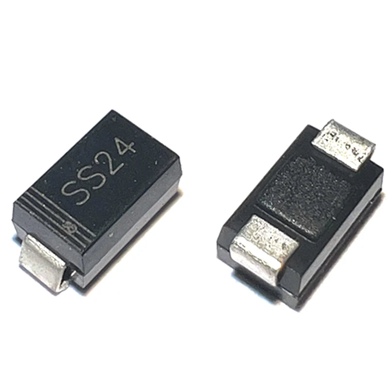 50pcs SS12 SS14 SS16 SS18 SS110 SS115 SS120 SMA DO-214AC SMD Schottky Diode 1A-20V/40V/60V/80V/100V/150V/200V