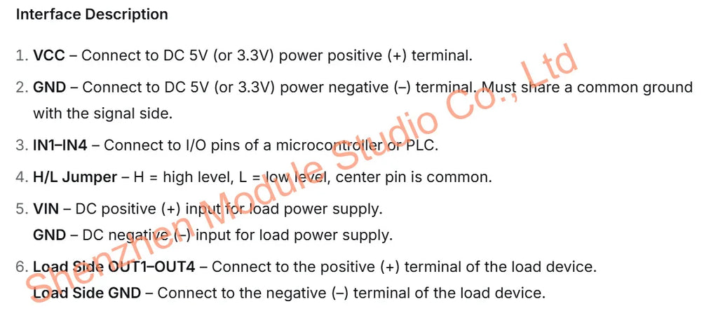 High-Speed 4-Channel N-Channel MOSFET Module Optocoupler Isolated Signal Amplification Control Board for PLC  Microcontrollers