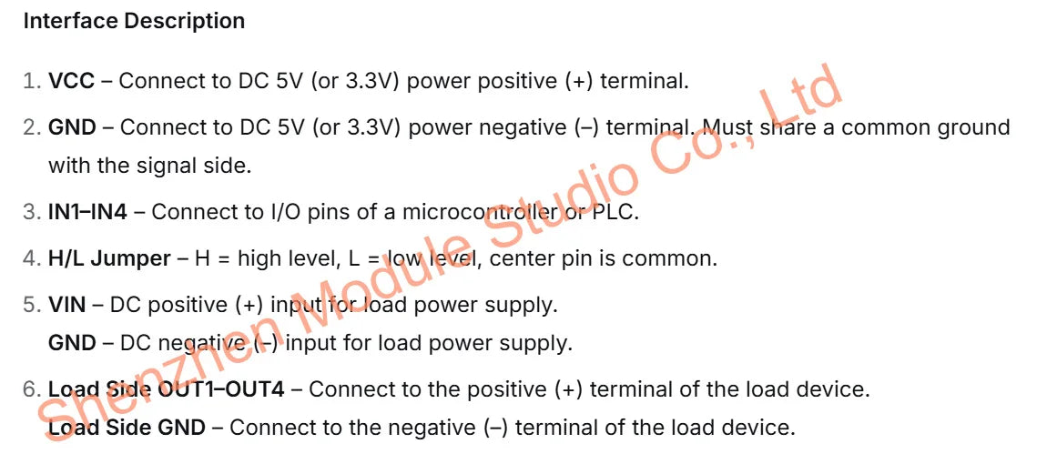 High-Speed 4-Channel N-Channel MOSFET Module Optocoupler Isolated Signal Amplification Control Board for PLC  Microcontrollers