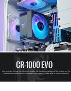 JONSBO CR-1000 EVO Tower CPU Cooler Nickel Plated 4 Heat Pipe 5V 3PIN ARGB Fan Air-Cooled Radiator For LGA1700 115X 1200 AM4 AM5