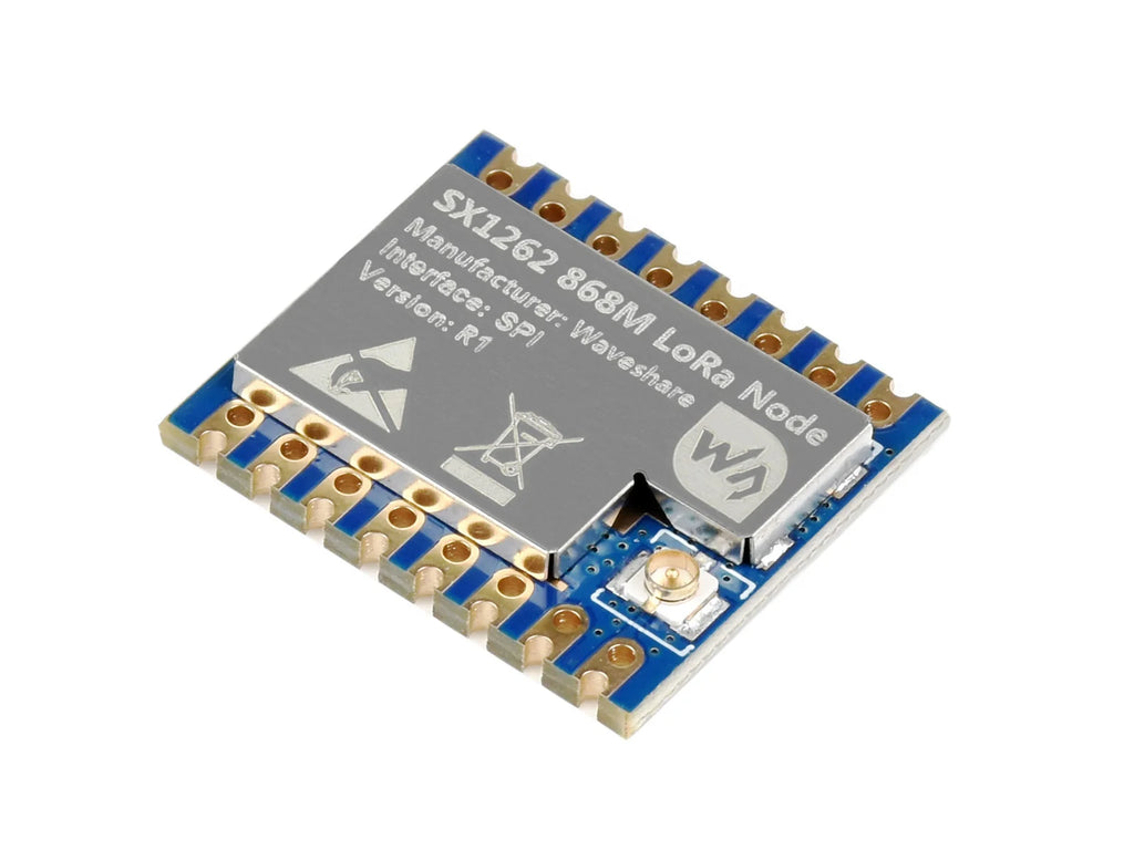 Waveshare Core1262 LF/HF LoRa Module, SX1262 chip, Long-Range, Anti-Interference,for Sub-GHz band for Raspberry Pi 5/4B/3B