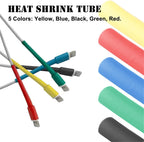 328/127/580PCS Heat Shrink Tubing Kit 2:1 Shrinkable Wire Shrinking Wrap Tubing Wire Connect Cover Protection with Hot Air Gun