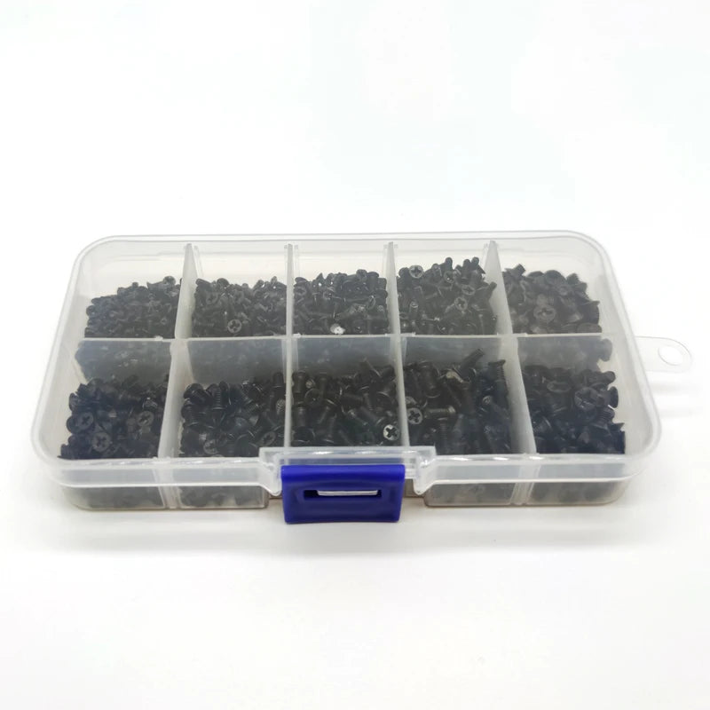 500Pcs Laptop Screws Kit M2 M2.5 M3 Flat Head Phillips, Computer & Notebook Small Screw Assortment Set