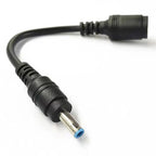 Female 7.4mm X 5.0mm to 4.5mm X 3.0mm Male Charger Adapter Power Connector Converter Cable DC Jack for Dell Hp