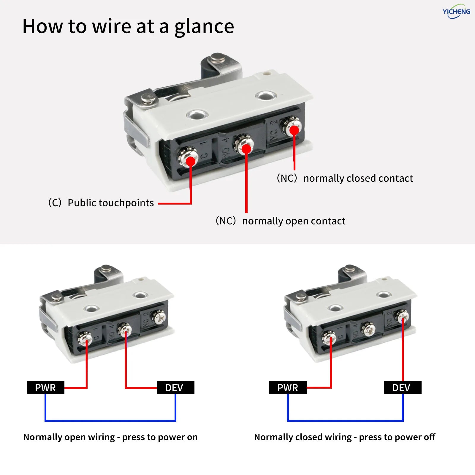 10Pcs Horizontal Limit Switch Long Hinge Roller Lever Momentary SPDT 1NO 1NC 380V 10A Industrial Travel Position Switch IP54
