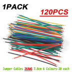New 120/350/560/840PCS Breadboard Jumper Wire Kit 14 Lengths Assorted for Breadboard DIY Kits 26AWG 7.8cm Jumper