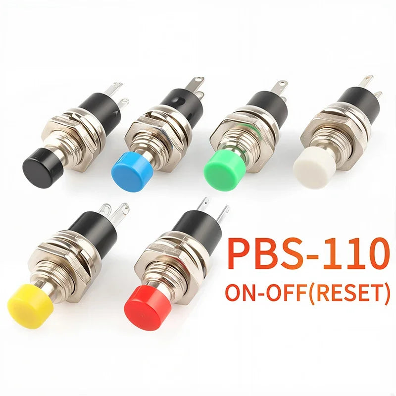 Mini Momentary Push Button Switch PBS-110 NO Press The Reset PBS-111 NC 7mm