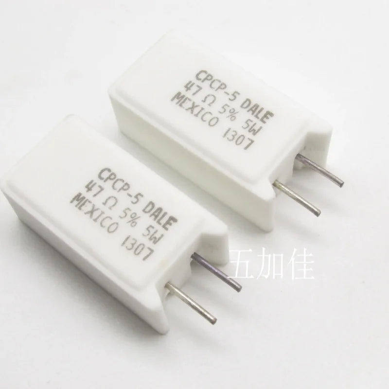 10-100pcs CPCP-10 10W 3R 5% Imported Mexico DALE Vertical Ceramic Cement Resistor CPCP103R000J