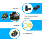 RJ45 Connectors Tool Free CAT6A, CAT7 Field Termination Plug Shielded RJ45 Modular Plugs for 2000MHz 40G