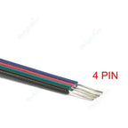 2 3 5 6 4Pin Electric Cable 22 20 18AWG PVC Tinned Copper Wire Electrical Wire For LED Strip Speaker Fan Lights Solar Panel DIY