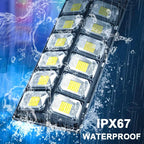 9990000000LM Most Powerful LED Solar Light Outdoor Motion Sensor Solar Lights IPX67 Waterproof Solar Street Lamp Garden Lantern