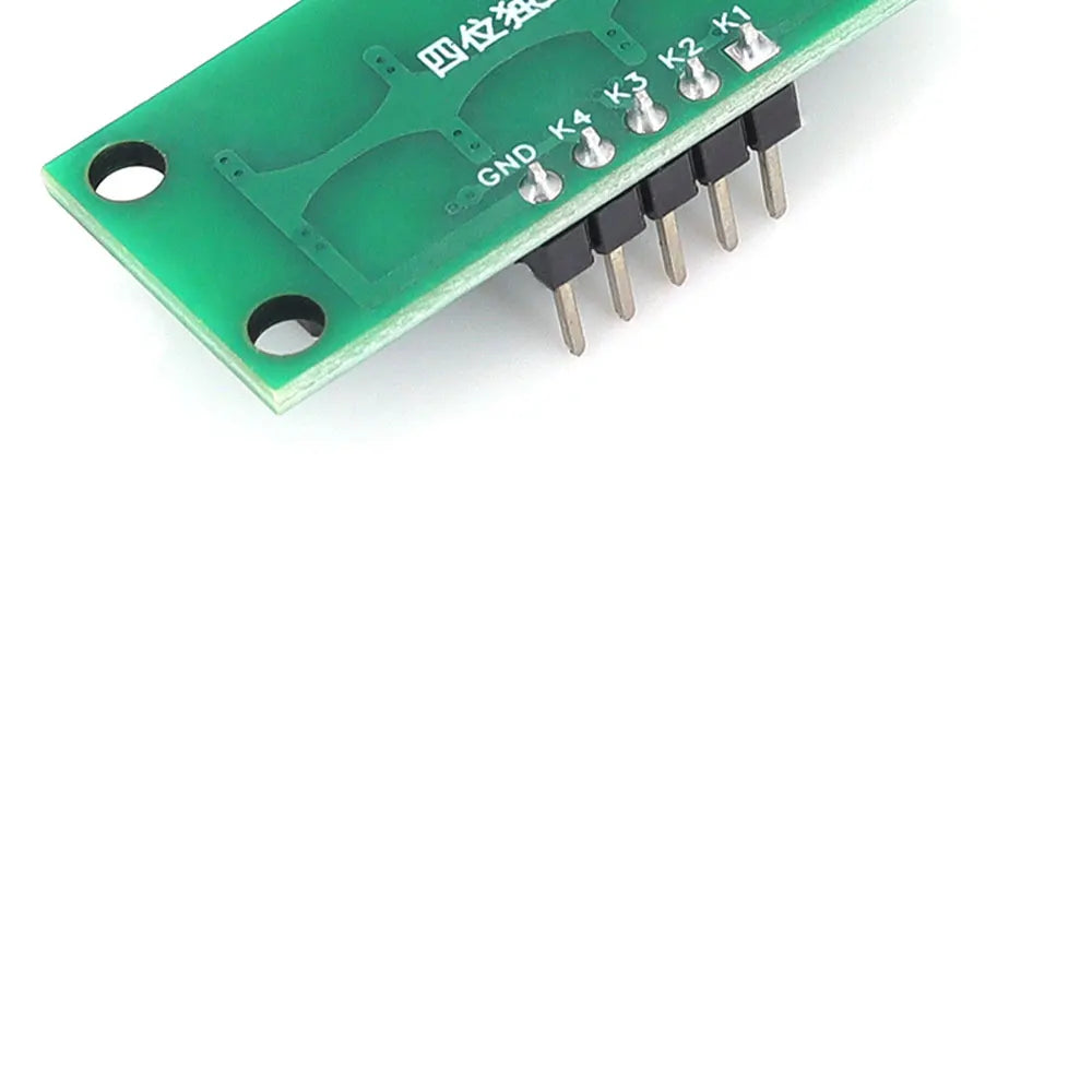 1x4 Single Row 4 Independent Push Button Module Arduino Electronic Experiment Teaching Development Board