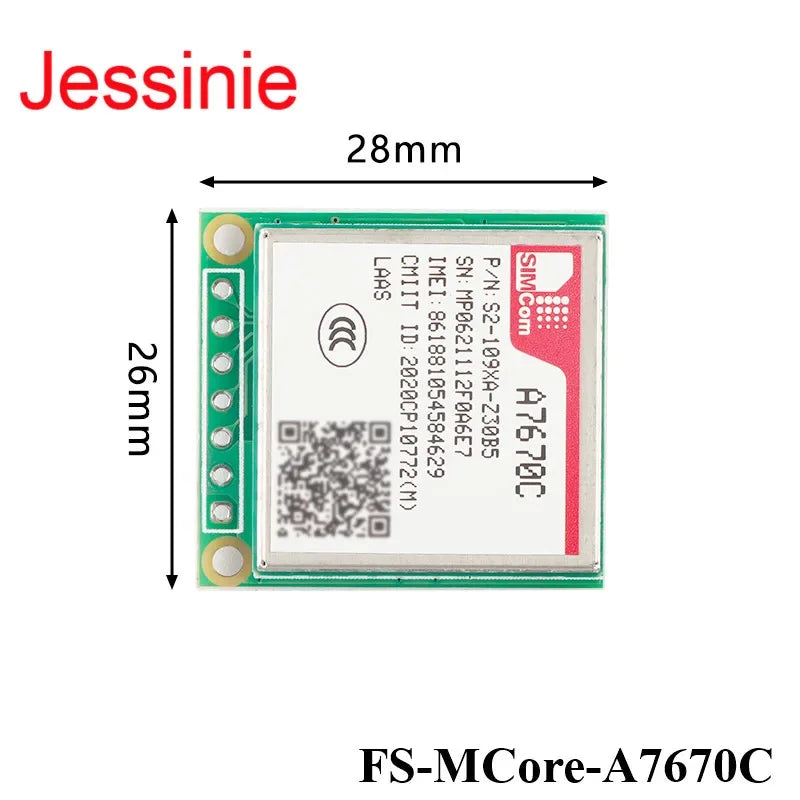 A7670C 4G CAT.1 Core Development Board Module Full Netcom With 2G LTE+GSM STM32 Soutines FS-MCore-A7670C FS-HCore-A7670C