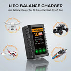 HTRC B3 2S-3S Lipo Battery Charger 110-220V AC LED 20W B3 Compact Charger Balance RC Charger