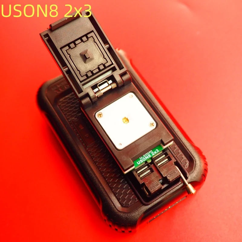 100% Original XGecu QFN8 WSON8 USON8 DFN8 2X3 or 4X4 IC Socket universal adapter for SPI NAND NOR Flash (T48)