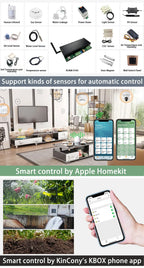 KC868-A16S 16CH ESP32 Relay Board Ethernet Wifi Switch MQTT TCP HTTP ESPhome Smart Home Assistant Tasmota 2/4G RTC DS3231 Module