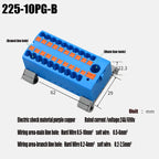 Fixed Modular Wire Connectors Compact Splicing Lighting Push-in Multi Link Terminal Block 1 in Multiple Out 225 Series 1