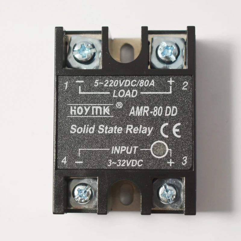 DC to DC Solid State Relay 12V 24V VDC Input 200VDC Load Voltage Regulator Tramsformer Power Protection 10A 25A 40A 60A 100A SSR