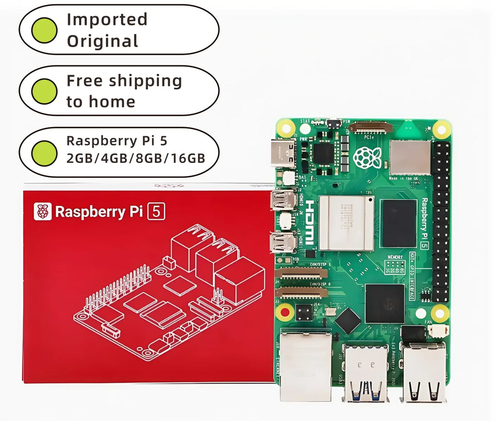 Raspberry Pi 5  2GB/4GB/8GB/16GB  Raspberry Pi5 Raspberry Pi4B