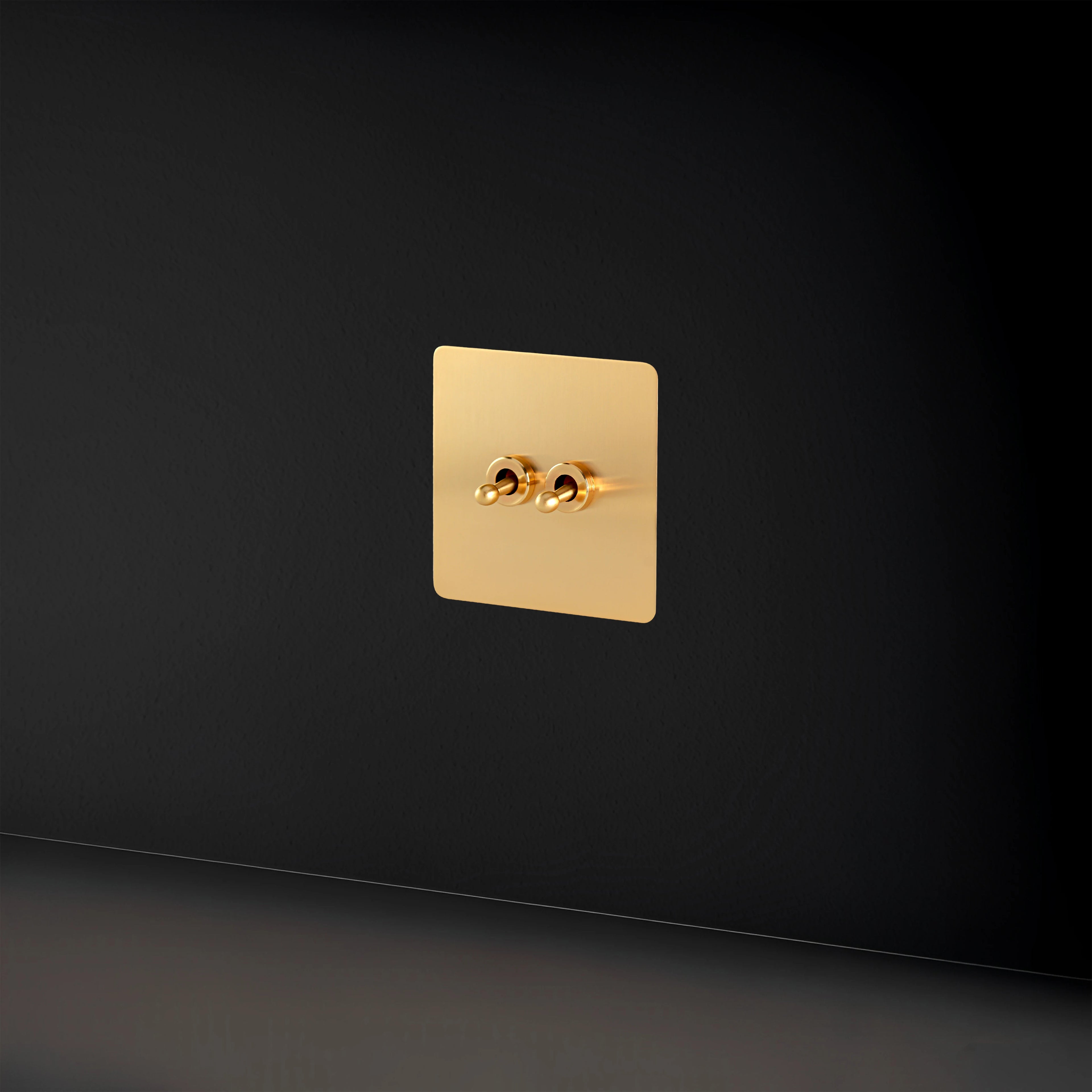 Avoir Gold Rocker Toggle Switch Brass Lever Switch Home Accessories Cat6 Type C EU Sockets And Switches 220V Push Button 86 Type