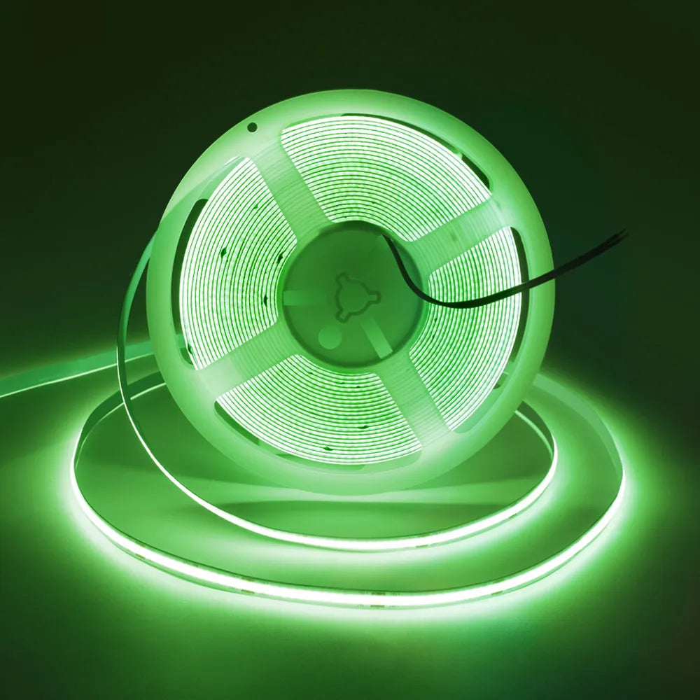 1M 3M 5M 8M 10M DC 24V Led Strip COB Tape Light 320 LEDs/m Red Green Blue Warm White Pink Yellow 9Colors For Room Decoration