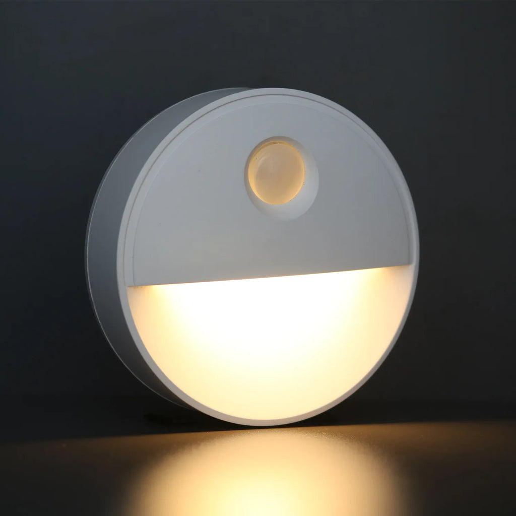 Intelligent induction home night light cabinet bedroom corridor steps wireless security human body sensor light