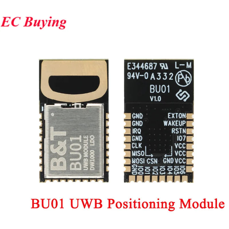 5Pcs/1pc UWB Indoor Positioning Module BU01 Position DW1000 Ultra-wideband Short-range High-Precision 3.3V LDO Mode HT1818Z3G5L