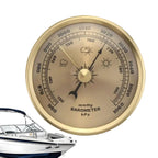 Aluminum Alloy Barometer Thermometer Hygrometer Gauge Tester Temperature Humidity Meter Precision Mechanical Home Office