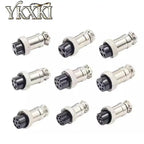 2-5PCS GX16 2P 3P 4P 5P 6P 7P 8P 9P 10Pin Male/Female Docking Aviator Aviation Plug Rear Nut Socket Connector