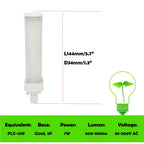 1pc G24d 2P GX24Q 4P 7W 9W 11W 2U CFL PLC 13W 18W 26W LED Replacement Horizontal Retrofit PL Plug Lamp,Ballast Removal Required