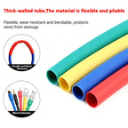 WeluvFit 2:1 Heat Shrink Tubing 164-750P Eventronic Cable Wrapping Electrical Insulation Heat Shrink Wrapping Kit DIY Cable Kit