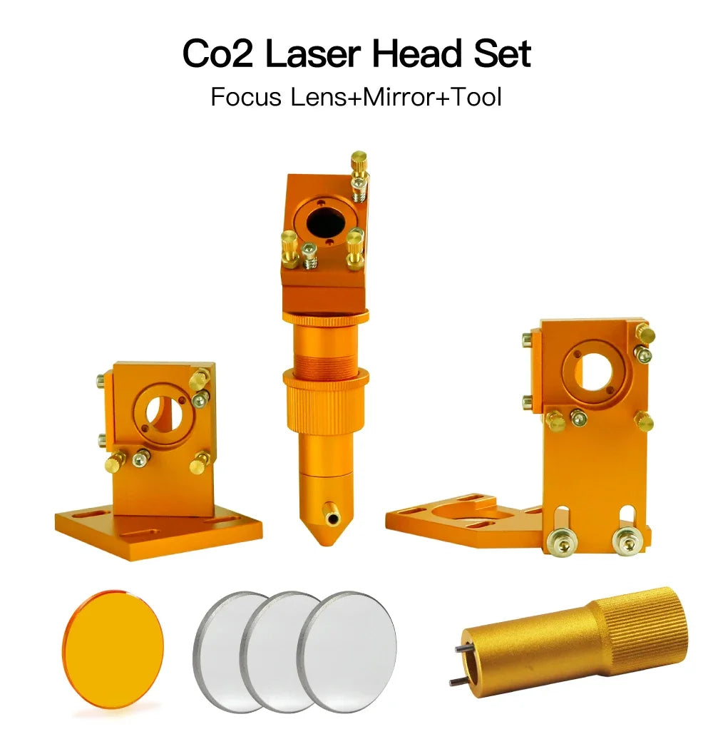 Kindlelaser K Series CO2 Laser Head Set D12/20 PVD Lens Dia.12/20mm Mo Mirror D20mm for K40 Laser Engraving Cutting Machine