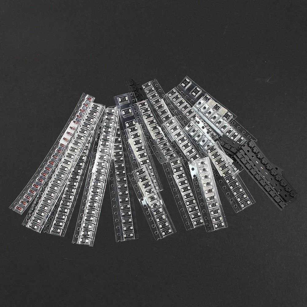 260pcs/lot SMD Diode Assorted Kit M1 M4 M7 RS1M SS14 SS24 RS1M US1M SS34 SS54 BAT54C BAT54S LL4148 22values Zener Diodes Set