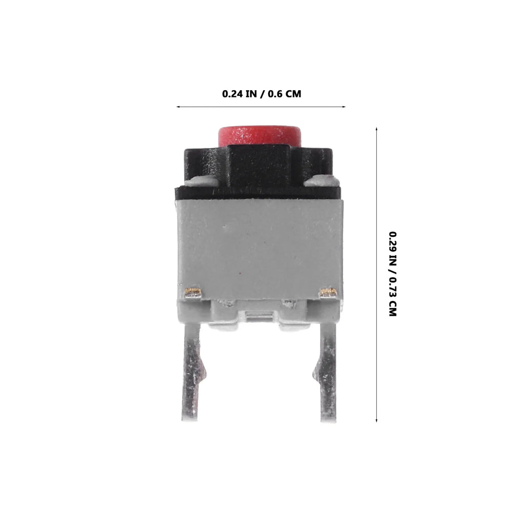 5Pcs Silent Micro Push Button Switch 6x6x7.3mm Ultra Quiet Tactile for Electronics Control Panels