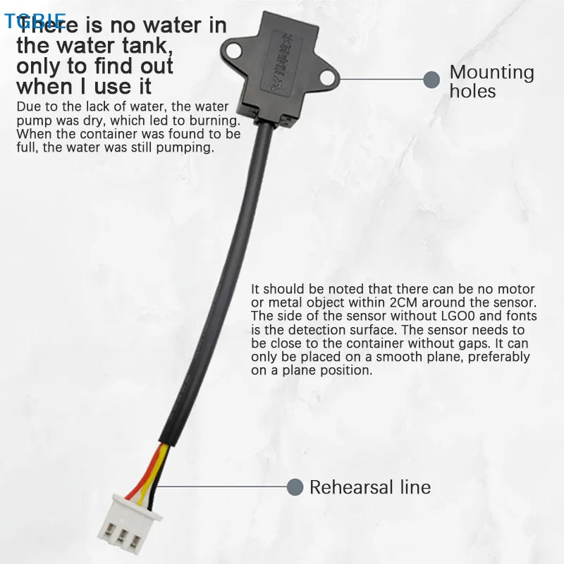 [TL]Non Contact Water Level Sensor Capacitive Liquid Level Sensor Liquid Detection Switch Controller Water Level Detector Tool