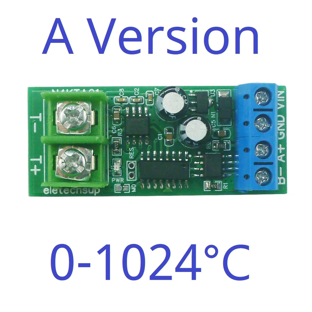 K Type Thermocouple Temp Module Modbus RTU RS485 DC5-24V MAX6675 MAX31855 Industrial High Temperature Collector Board
