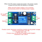 New【YX850 Power Failure Automatic Switching Standby Lithium Battery Module DC 5V-48V Universal Emergency Converter Module】