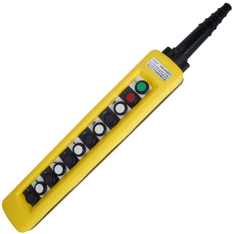 2/4/6/8 Pushbuttons Double Speed/Single speed Hoist Crane Pendant Control Stations With Emergency Stop For circuits XAC-A271