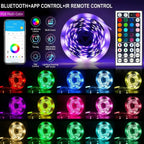 18/LEDs Strip Lights RGB 5050 5M 10M 20M 30M Bluetooth WIFI IR Control Music Sync 5V For Bedroom TV Wall Living Room Decor Party