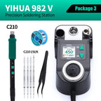 YIHUA 982-V Precision Solder Station with Fast Heating Micro Fine Tip C210 Soldering Iron Remote Control Handle