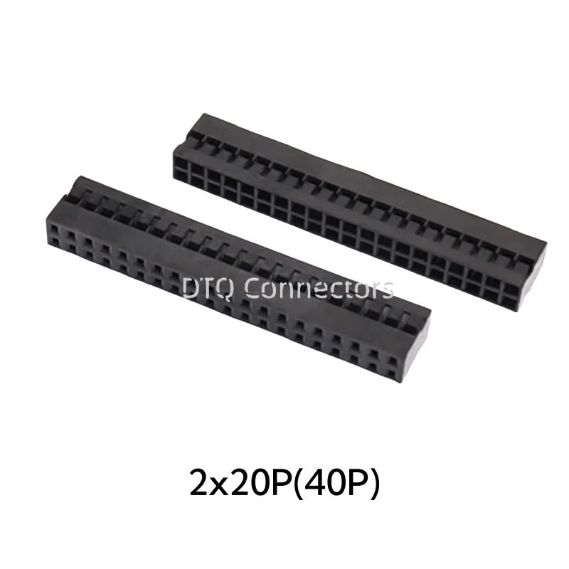 20PCS/Lot Dupont 2.0 Housing Plastic Shell 2.0mm Pitch Double Row Dupont Connector 2x2P/2x3P/2x4P/2x5P/2x6P/2x7P/2x8P