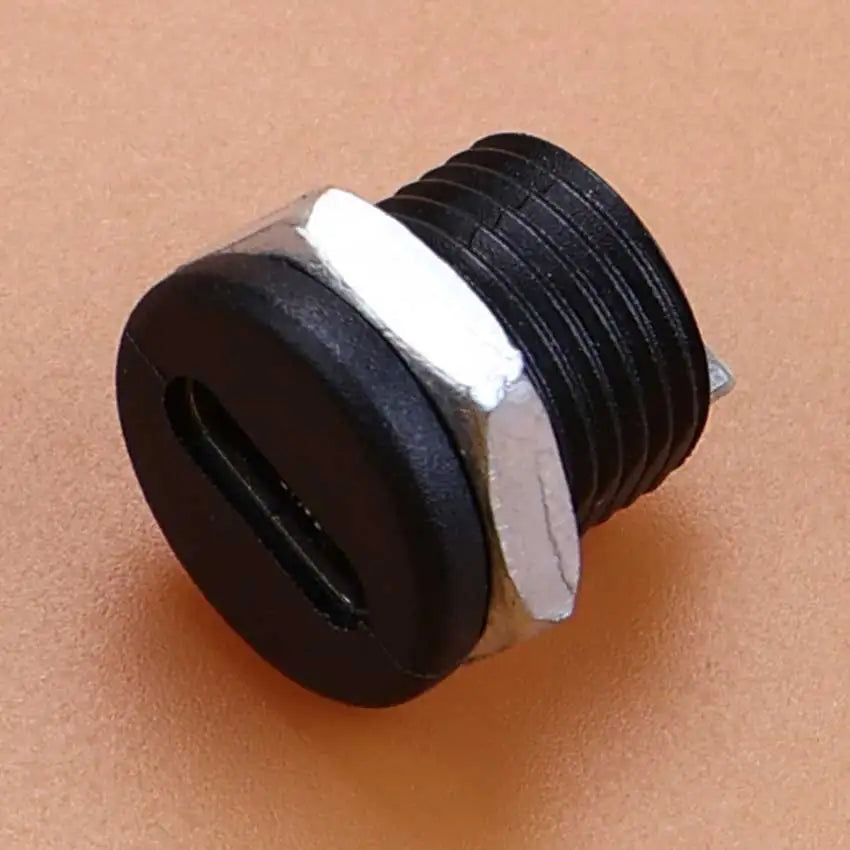 6Pin Type-C USB Waterproof Connector USB-C Direct Compression Welding Wire Type Female Socket Charging Port Tail Plug Interface