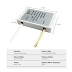 Bathroom Mirror Touch Sensor Switch AC110-220V to DC12V 1A with Infinite Dimming Control for Makeup Mirror Backlight Decoration