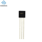 1-100pcs DS18B20 DS18B TO-92 Chip Programmable Digital Thermometer Temperature Sensor Temperature Acquisition TO-92
