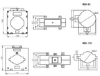 MSQ-30B Current Transformer  5/5A 10/5A 15/5A 20/5A 30/5A 150/5A MES-30B