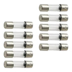 0.1A 0.2A 0.5A 1A 2A 3A 4A 5A 6A 7A 8A 10A 12A 15A 20A 30A 5*20MM 6*30MM Glass Fuse Fast Fuse 250V Quick Blow